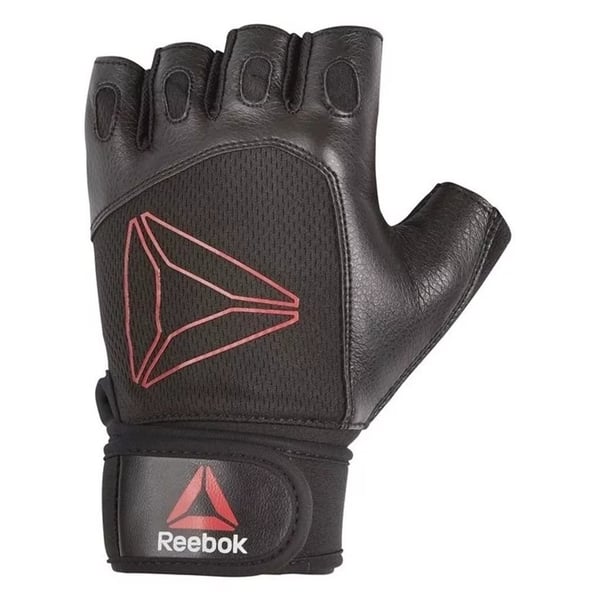 Reebok Lifting Gloves - Black, Red/M