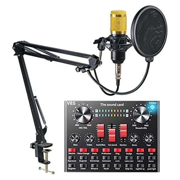 Intex Professional Legendary Vocal Condenser Microphone Black Intex Professional Legendary Vocal Condenser Microphone Black