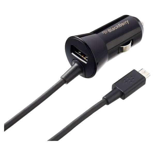 BlackBerry 2012RIM Car Charger Black - FGBBFASTDCCHRG