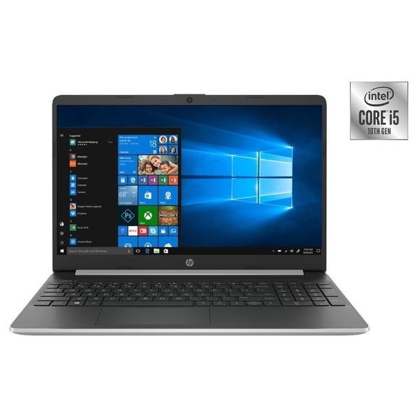 HP 15-DY1751MS Laptop - Core i5 1GHz 8GB 512GB Shared Win10 15.6inch HD Silver English Keyboard HP 15-DY1751MS Laptop - Core i5 1GHz 8GB 512GB Shared Win10 15.6inch HD Silver English Keyboard