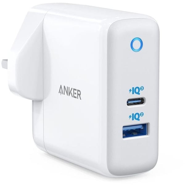 Anker Dual USB Powerport Atom III Charger White