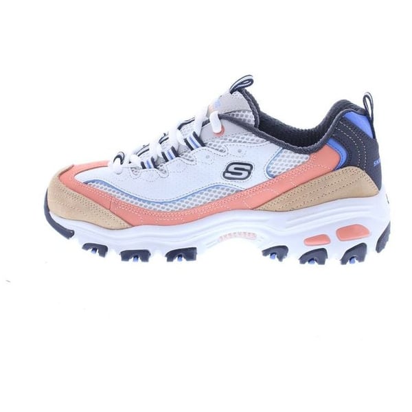Skechers D'Lites Women's Shoes Wht/Oran 38.5EU