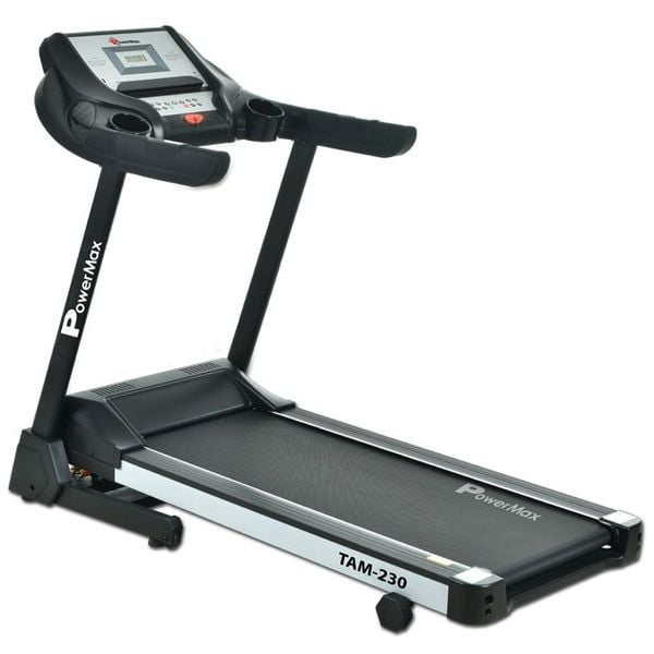 PowerMax Fitness TAM-230 AC Motorized Fitness Treadmill with MP3 & iPad Holder