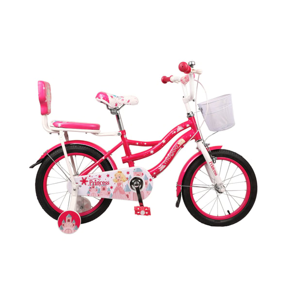 Mogoo Princess Girls Bike 16 Inch Light Pink