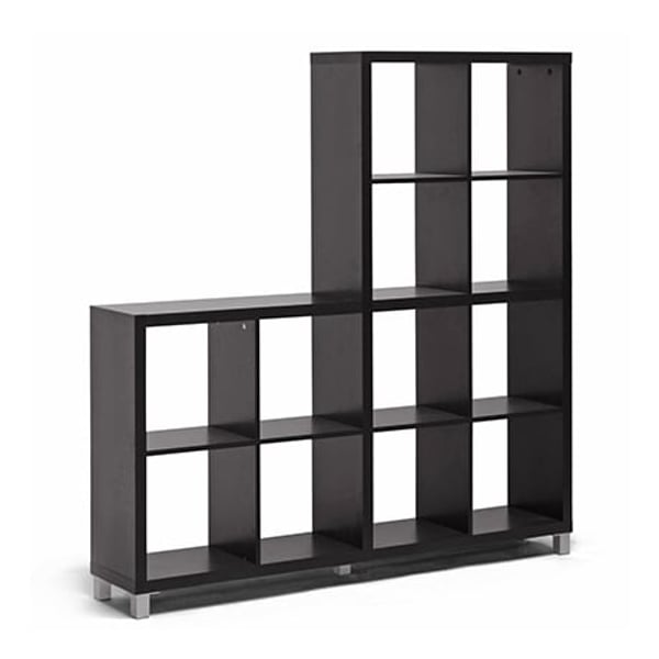 Modern Cube Shelving Unit in Brown Color Modern Cube Shelving Unit in Brown Color