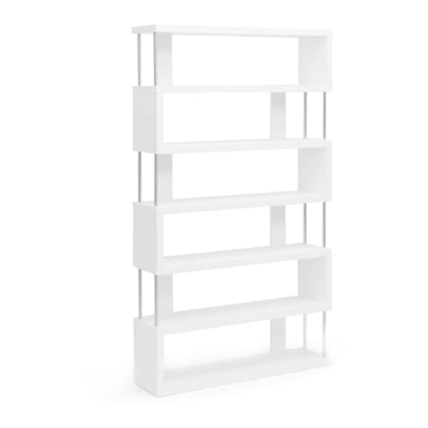 Modern Zigzag Display Shelf White Modern Zigzag Display Shelf White