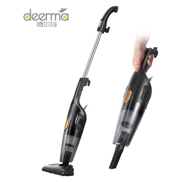 Deerma DX115C 2 In 1 Handheld Vacuum Cleaner Black