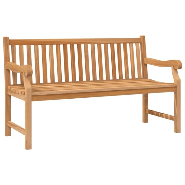 Vidaxl Garden Bench 150 Cm Solid Teak Wood Vidaxl Garden Bench 150 Cm Solid Teak Wood