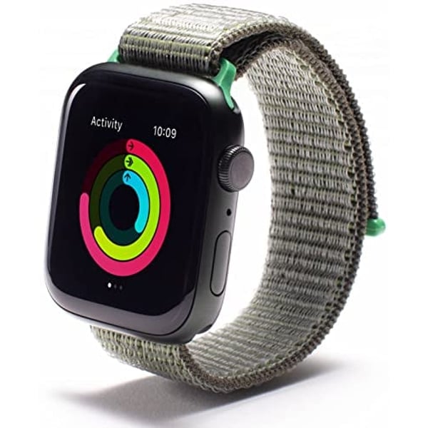 Gear4 Sport Band designed for Apple Watch Series 7 (45mm), Series 6/SE/5/4 (44mm) and Series 3/2/1 (42mm) - Forest Green