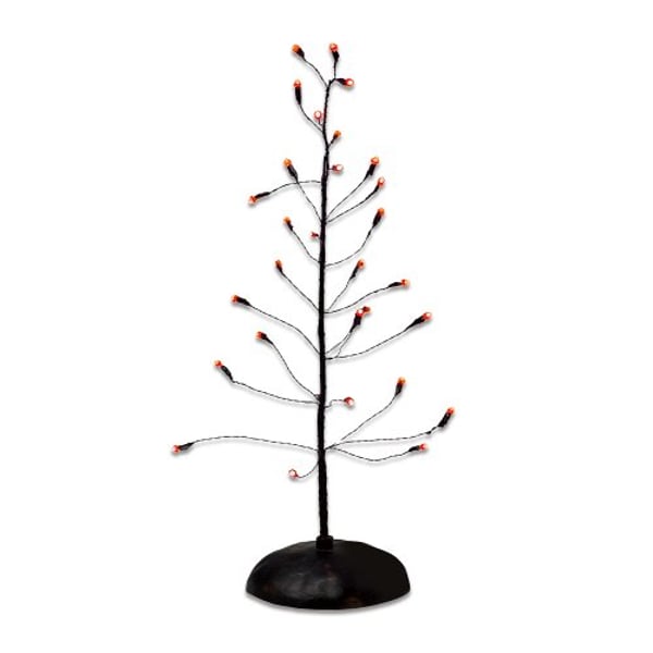 Department 56 Accessories For Villages Halloween Orange Twinkle Bright Tree Accessory Figurine