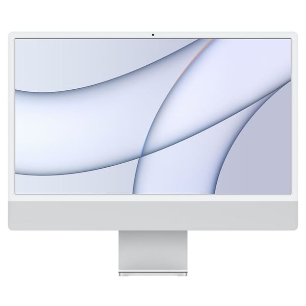 iMac 24-inch (2021) - M1 chip 8GB 256GB 7 Core GPU 24inch Silver English/Arabic Keyboard iMac 24-inch (2021) - M1 chip 8GB 256GB 7 Core GPU 24inch Silver English/Arabic Keyboard