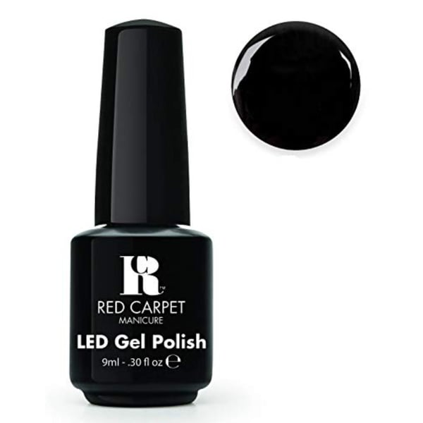 RC Red Carpet Manicure Black Stretch Limo Led Nail Gel Color 0.3 Fl. Oz. RC Red Carpet Manicure Black Stretch Limo Led Nail Gel Color 0.3 Fl. Oz.