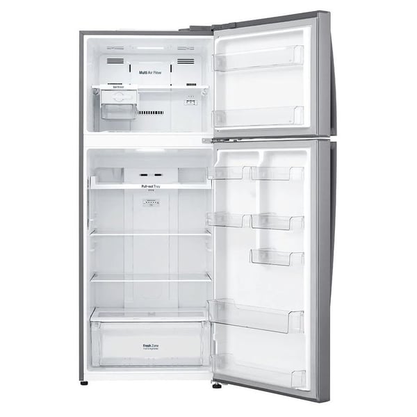 LG Refrigerator Double Door, 470 Litres, Inverter Linear Compressor, DoorCooling+, Multi Air Flow - GR-C619HLCU