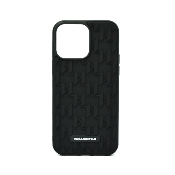 Karl Lagerfeld 3D Monogram Hard Case For Iphone 14 Pro Max Black