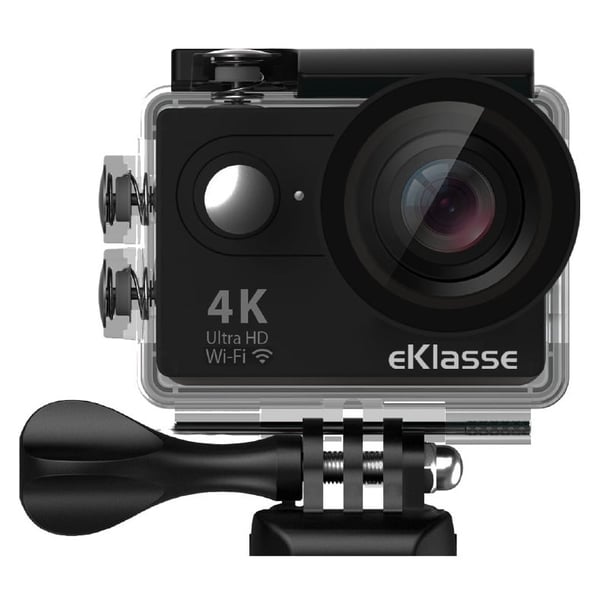 Eklasse 4K Action Camera With WiFi & Live Streaming Black - EKAC02EG Eklasse 4K Action Camera With WiFi & Live Streaming Black - EKAC02EG