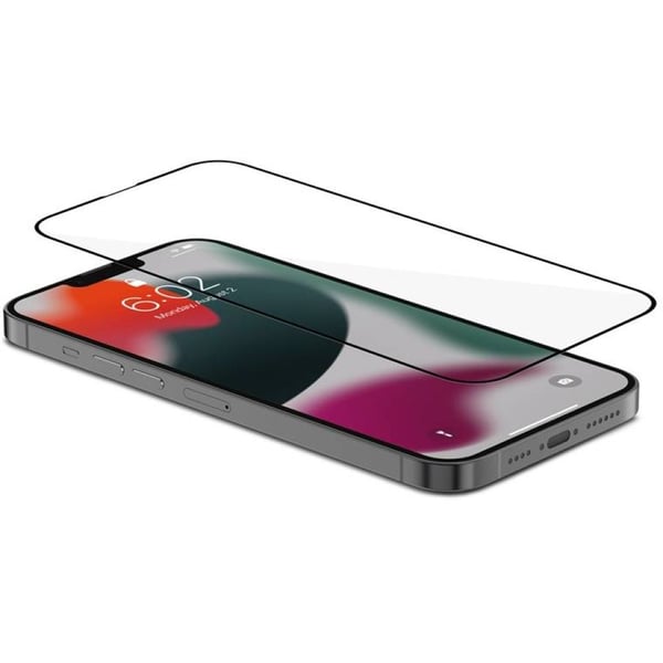 Moshi Airfoil Pro Tempered Glass Screen Protector Clear/Black iPhone 13 Pro Max