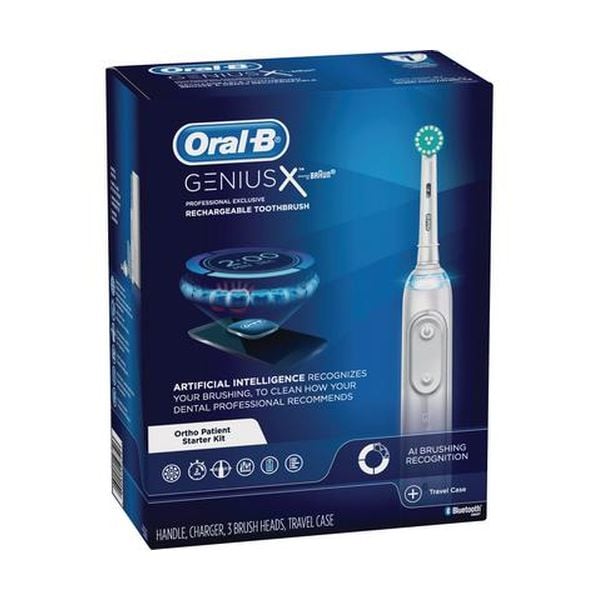 Oral B Genius X Rechargeable Toothbrush Ortho Patient Starter Kit 69055127513