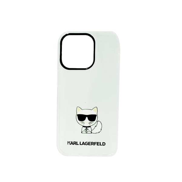 Karl Lagerfeld Iml Choupette Body Hard Case For Iphone 14 Pro Transparent