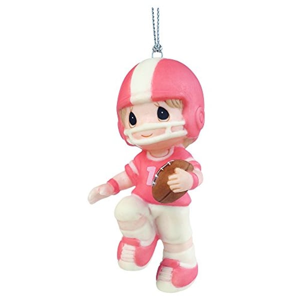 Precious Moments, You'Re My First Pick , Porcelain Football Player Ornament, 161042 Precious Moments, You'Re My First Pick , Porcelain Football Player Ornament, 161042