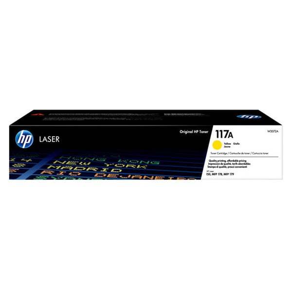 HP W2072A 117A Original Laser Toner Cartridge Yellow HP W2072A 117A Original Laser Toner Cartridge Yellow