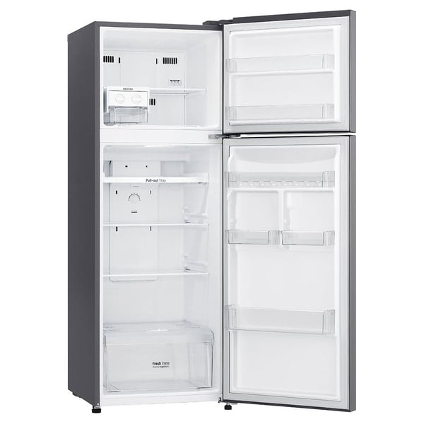 LG Top Freezer Refrigerator 335 Litres B402SLCB Smart Inverter Compressor Pull-out Tray Big Size Veggie Box LG Top Freezer Refrigerator 335 Litres B402SLCB Smart Inverter Compressor Pull-out Tray Big Size Veggie Box