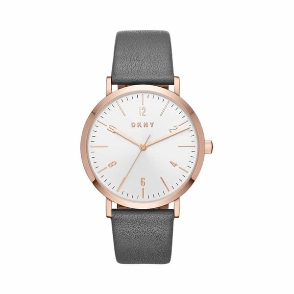 DKNY Minetta Grey Leather Women Watch NY2652 DKNY Minetta Grey Leather Women Watch NY2652