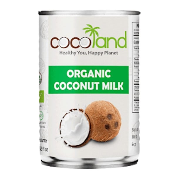 Buy Cocoland Organic Coconut Milk High 400ml Online in UAE Sharaf DG