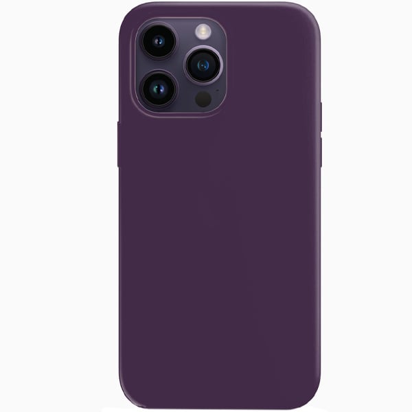 Max & Max Silicone Magsafe Case Deep Purple iPhone 14 Pro Max
