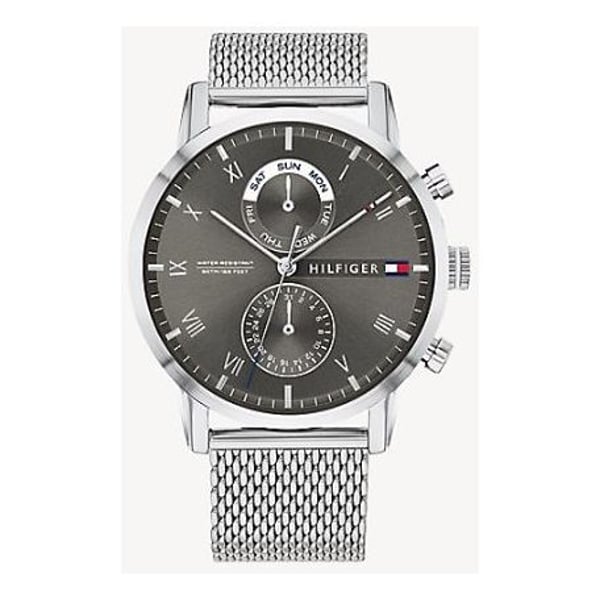 Tommy Hilfiger Kane Silver Stainless Steel Men Watch 1710402