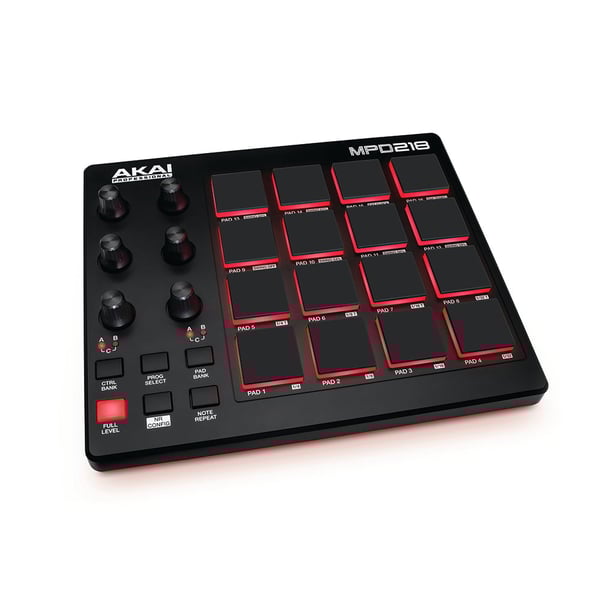 Akai Professional Mpd218 16-pad Midi Pad Controller Akai Professional Mpd218 16-pad Midi Pad Controller