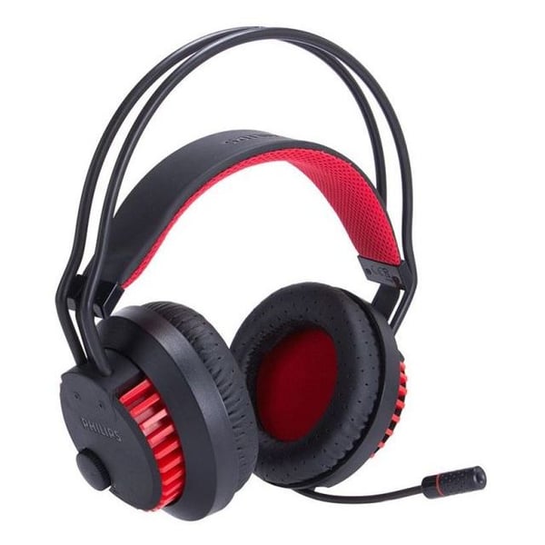 Philips SHG800097 PC Gaming Headset Black/Red