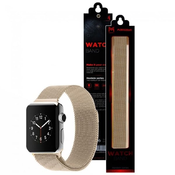 Apple Watch Series 6/SE/5/4/3/2/1 Milanese Replacement Band 38/40mm - Gold