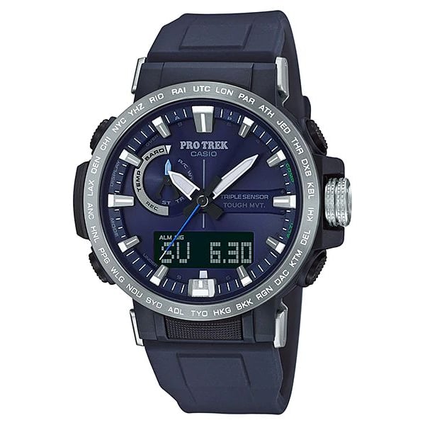 Casio PRW-60-2A Protrek Silicon Analog/Digital Watch Men Casio PRW-60-2A Protrek Silicon Analog/Digital Watch Men