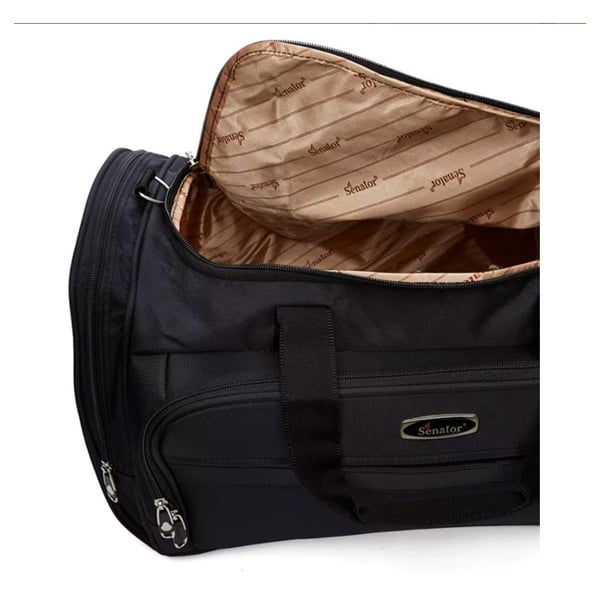 Senator Fancy Duffel Bag Black 20inch - 2003D20BLK Senator Fancy Duffel Bag Black 20inch - 2003D20BLK