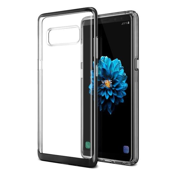 VRS Design Crystal Bumper Series Case Metallic Black For Samsung Galaxy Note 8