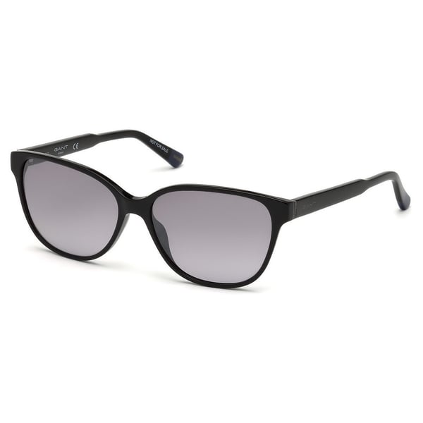 Gant GA-8060-01B-58 Women's Sunglass Shiny Black/Smoke Plastic Gant GA-8060-01B-58 Women's Sunglass Shiny Black/Smoke Plastic