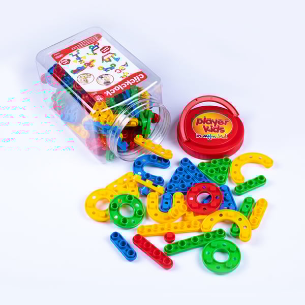 Buy Dede Click Clack 96 Pcs Jar 96 Pieces, Colorful, In Jar Online in