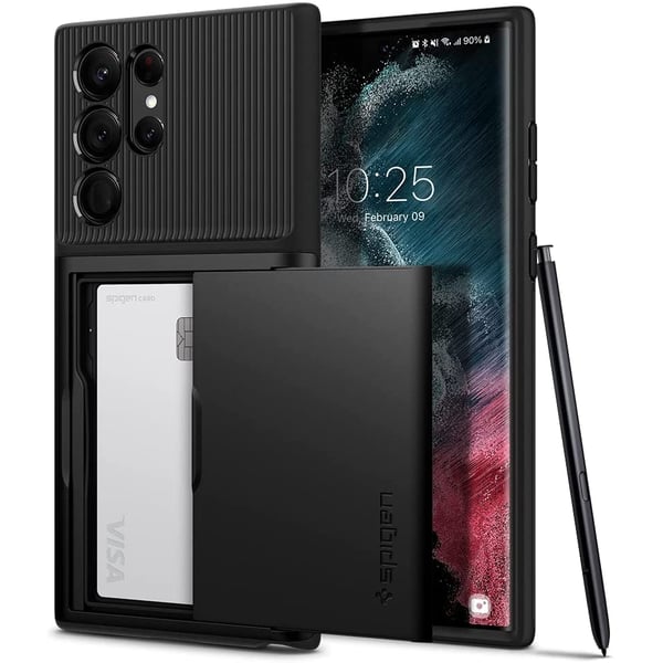 Spigen Slim Armor Cs Designed For Samsung Galaxy S22 Ultra Case Cover (2022) - Black
