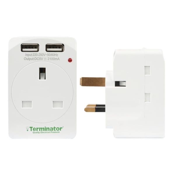 Terminator 13 Amp 3 W M/Adaptor 2USB TMA 173A-2USB (G) Terminator 13 Amp 3 W M/Adaptor 2USB TMA 173A-2USB (G)