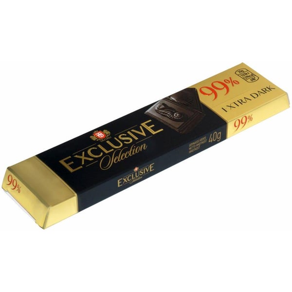 Taitau Exclusive Selection - 99% Extra Dark Chocolate Premium Quality Cocoa Beans, 40 Gr Taitau Exclusive Selection - 99% Extra Dark Chocolate Premium Quality Cocoa Beans, 40 Gr
