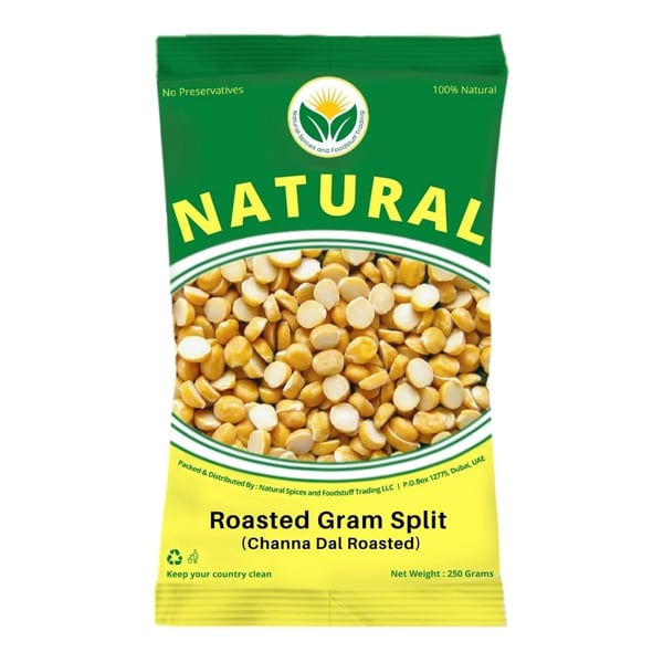 Natural Roasted Gram Split (channa) 2kg