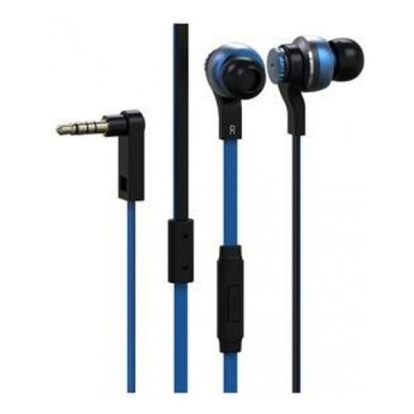 Nushh Dual Driver In Ear Headset With Mic Blue Nushh Dual Driver In Ear Headset With Mic Blue