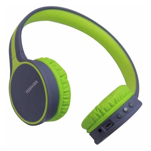 Toshiba Bluetooth On Ear Headset Green RZEBT180H