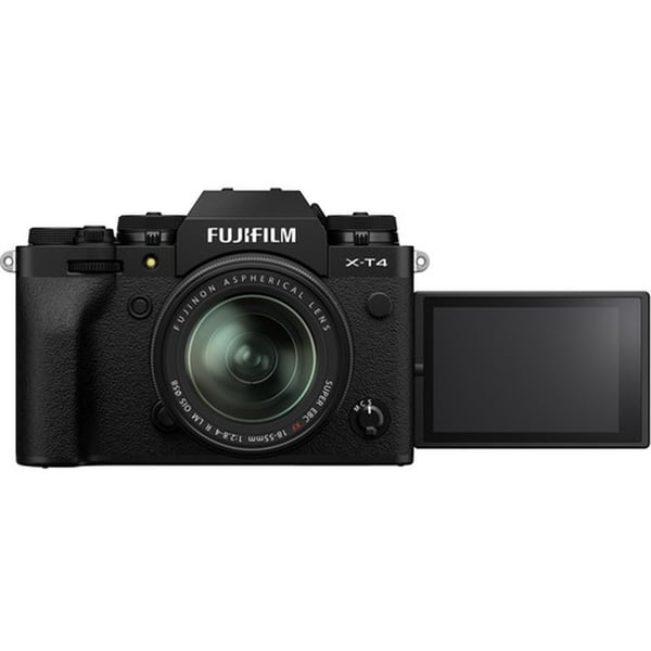 Fujifilm X-T4 Digital Mirrorless Camera Body Black With XF18-55mm Lens Fujifilm X-T4 Digital Mirrorless Camera Body Black With XF18-55mm Lens