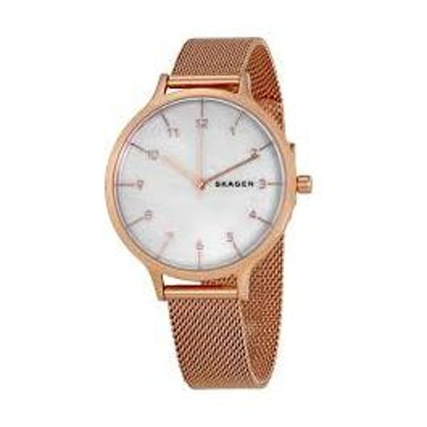 Skagen ANITA  Rose Gold Mesh Women Watch SKW2633