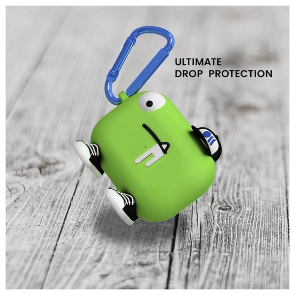 Case Mate Airpods Pro Case CreaturePods Chuck The Cool Guy Green Case Mate Airpods Pro Case CreaturePods Chuck The Cool Guy Green
