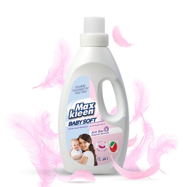 Buy Maxkleen Baby Soft AntiBacterial and Gentle Liquid Detergent Gentle on Baby’s Sensitive