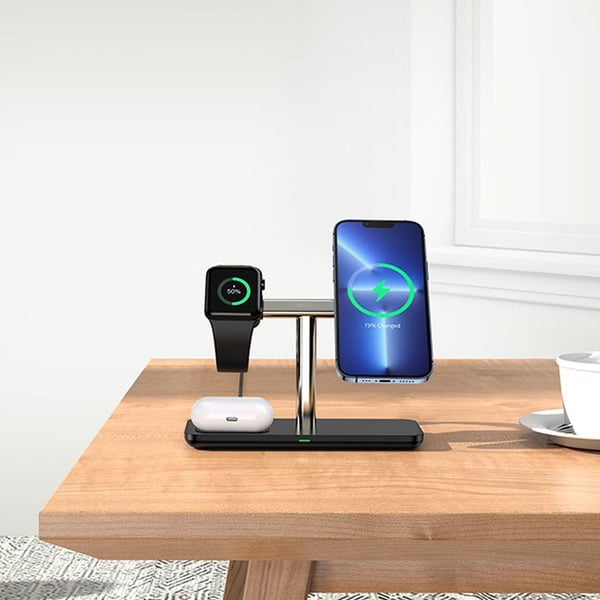 Duzzona 3 In 1 Charging Station Black Duzzona 3 In 1 Charging Station Black