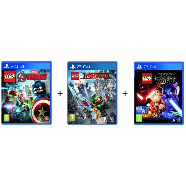 PS4 Lego Avengers + Ninjago + Star Wars Game