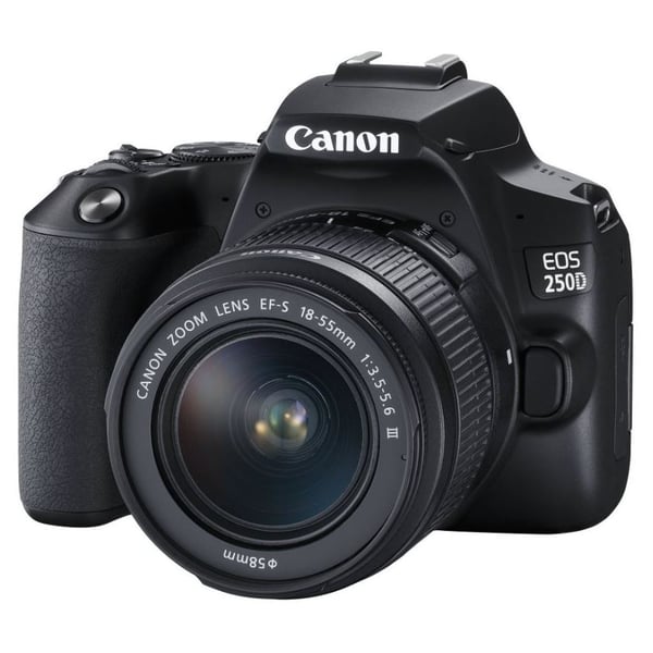 Buy Canon Eos 250d Dslr Camera With Efs 18 55 Dc Iii Lens Kit Price Specifications Features Sharaf Dg